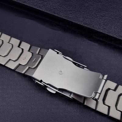 For Samsung Galaxy Watch Ultra 47mm Titanium Alloy Strap Replacement Watch Band with Safety Buckle
