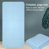 Yousheng Faltbare Yogamatte Extra Dick TPE Übungsmatte Tragbar Reise Rutschfest Herren Damen Heim-Fitnessstudio Training Pilates Bodenmatte