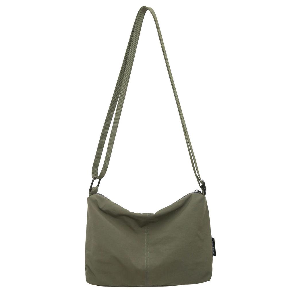 Women's Large Capacity Nylon Crossbody Bag with Wide Strap