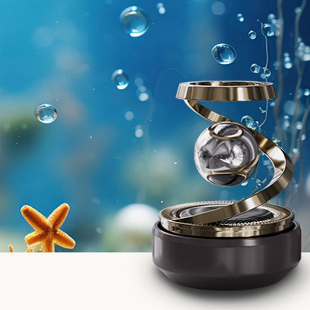 

Вращающийся освежитель воздуха на солнечной энергии для автомобиля, автомобильные духи, стойкий аромат, вращающиеся солнечные автомобильные принадлежности, освежитель воздуха для автомобиля