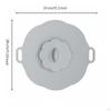 Silicone Spill Stopper Lid Thickened Design AntiOverflow HeatResistant Simmer Cover for Porridge