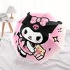 1pc Pink Kuromi Automatic 3-Fold Umbrella Design, Cute Cartoon Pattern, Portable Outdoor Umbrella, Perfect, Holiday Gift for Disney fans.V070