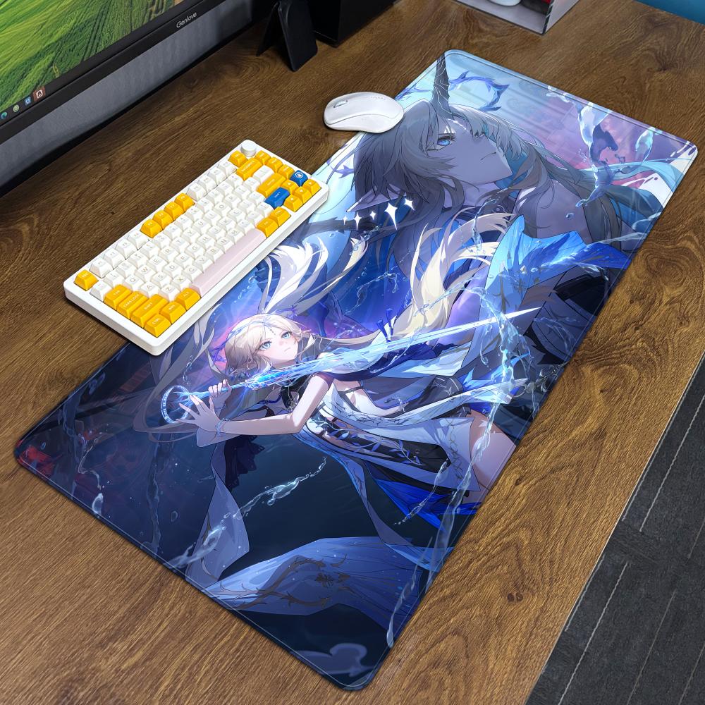 Cartethyia Wuthering Waves Mouse Pad XXL Computer Accessories Large Keyboard Laptop Table Pad The New Product Gamer Gaming
