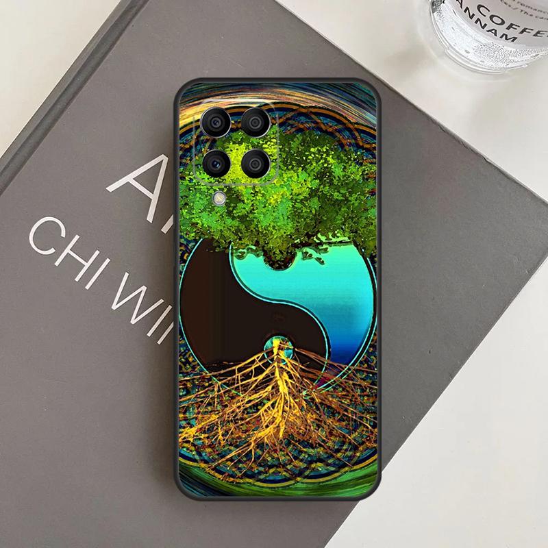 Tree of Life Yin Yang Case For Samsung Galaxy M15 M35 M55 M56 M36 M16 M06 M31 M13 M33 M53 M12 M32 M52 M14 M34 M54