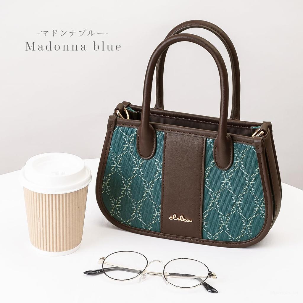 Clelia Women's Small, Lightweight 2-Way Mini Shoulder Bag, Belle Series [CL-28072] (Madonna Blue)