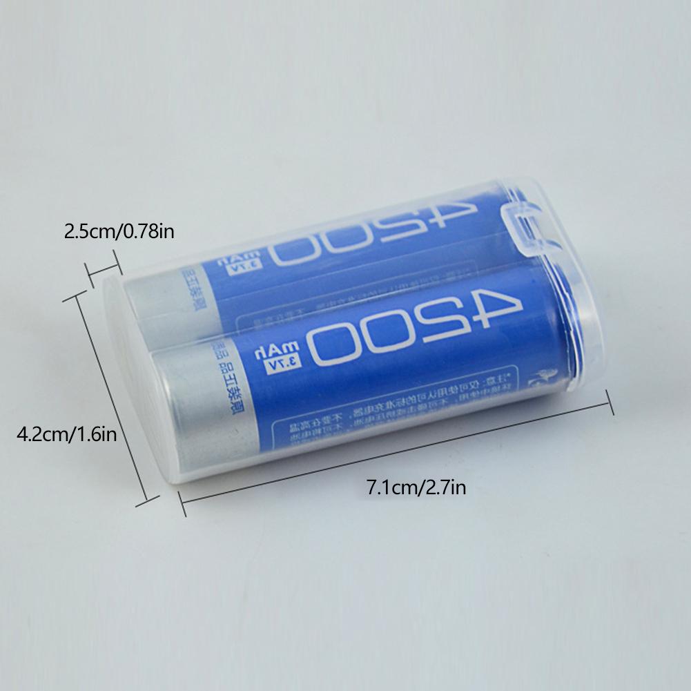 Cutie Portabilă de Depozitare Baterii 18650 Carcasă Dură Suport Cutie de Alimentare Baterie Reîncărcabilă Carcasă Baterie 18650