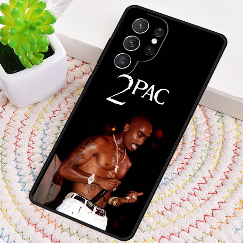 2pac tupac Crown 2 pac Phone Case for Samsung Galaxy note 10 pro S26 Ultra S23 S24 FE S25 S21 S22 PLUS shockproof Cove
