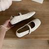 Fashion IPPEUM Women Mary Janes 2025 New Summer Ballerinas Shoes Mujer Buckle Straps Ballet Flats