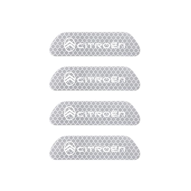 Auto Tür Reflektierender Aufkleber Heck Warnaufkleber Auto Zubehör Für Citroen C5X e-C4 X e-C3 C4 C3 C5 Berlingo C-Elysee C1 C6