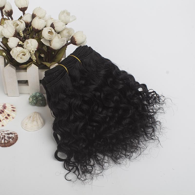 20CM Length 500CM Wool Curly Doll Hair Weft Kinky Curly Wool Material Doll Wigs Extension Handmade Diy Doll Accessories