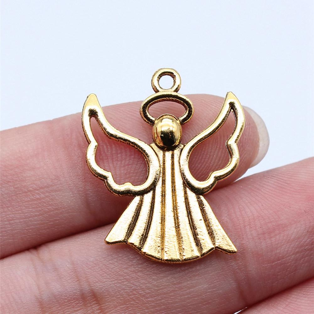 Charms Angel Pendants Kids' Jewelry Materials QC003