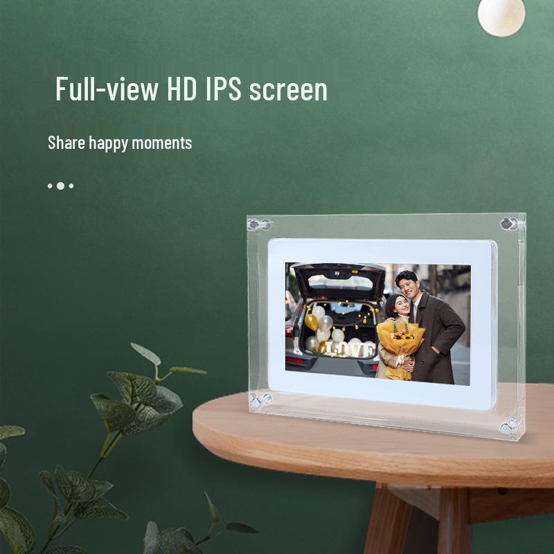 5" Acrylic Digital Photo Frame with IPS Screen and Media Player