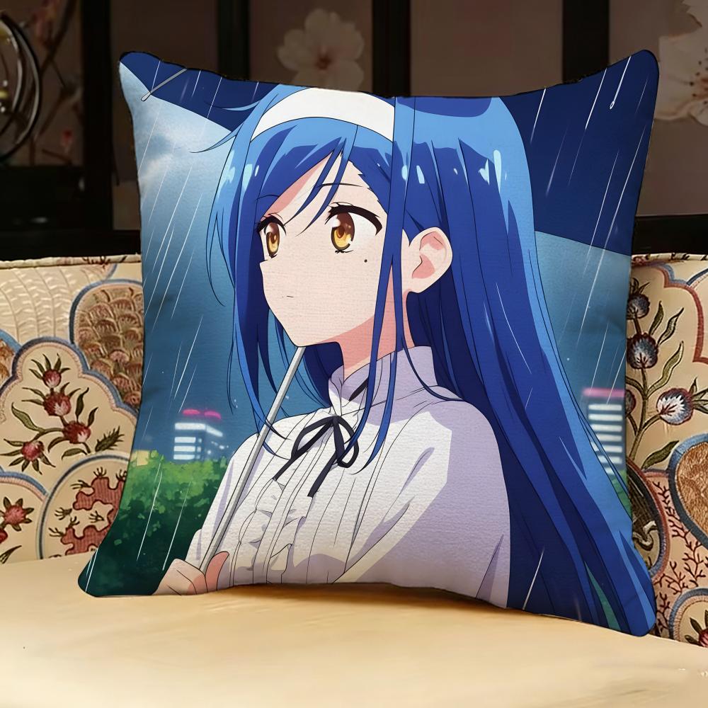We NNever Learn ANIME Pillow Case Pillowcase Doublesided Printed Sofa Cushion Bedroom Headboard Pillow