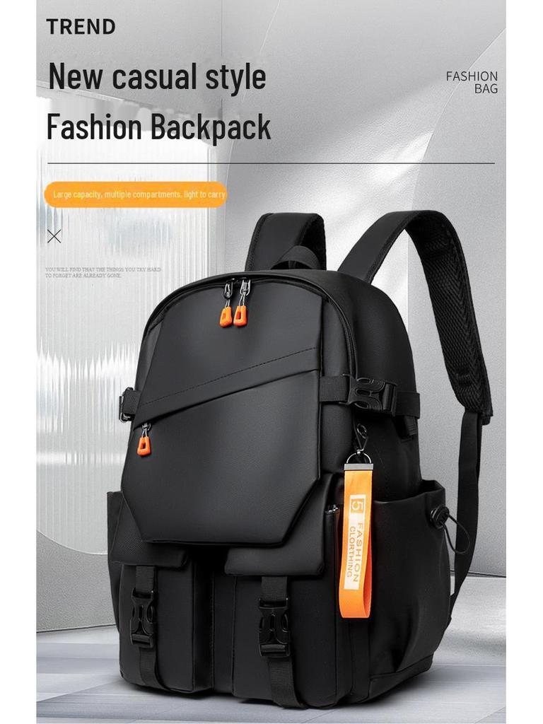 Stylový nylonový batoh pro žáky nižšího sekundárního vzdělávání - Velká kapacita, unisex, všestranný a ideální pro školu nebo běžné nošení