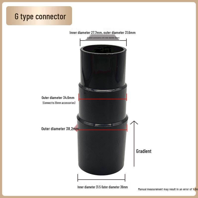 Universal Vacuum Cleaner Hose Connector & Reducer Adapter
