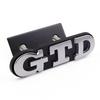 3D Metal Front Grille GTD Logo Emblem Rear Trunk Badge Stickers For Volkswagen VW Golf 2 4 5 6 7 R MK2 MK3 MK4 Car Accessories ZK7