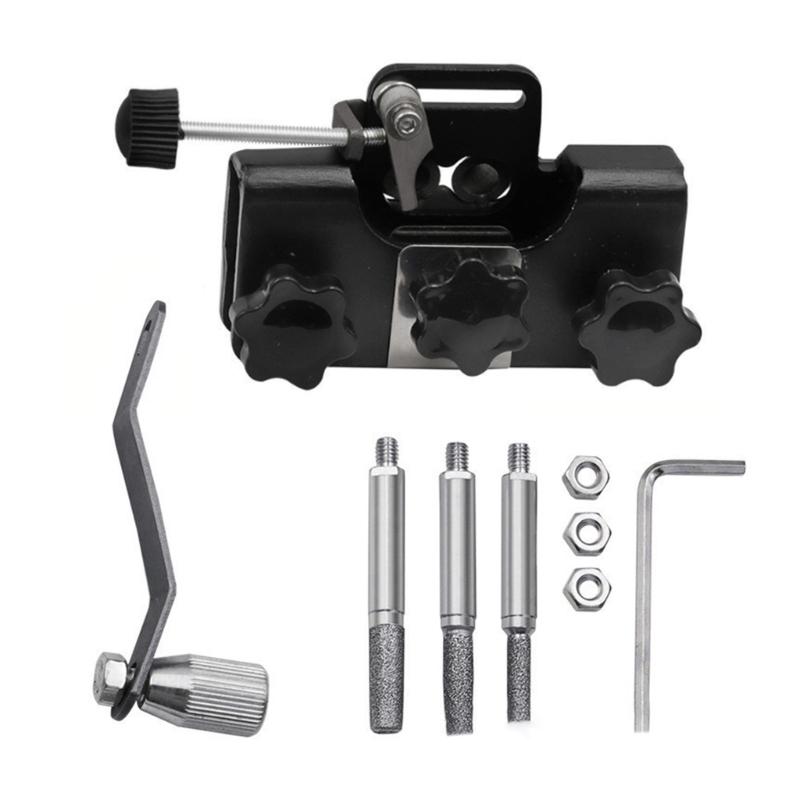 Chainsaw Sharpening Jig Portable Hand Crank Chainsaw Sharpening Kit Chainsaw Sharpening Stone Chainsaw Sharpener