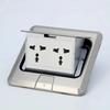 Pop Up Floor Socket Hidden Type EU/FR/US/UK/Universal Power Outlet Stainless Steel Electrical Switches For Home Office Table