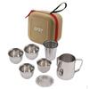 Coffee Maker Campfire Pot Heats Or Soup for Camping And Travel – ,