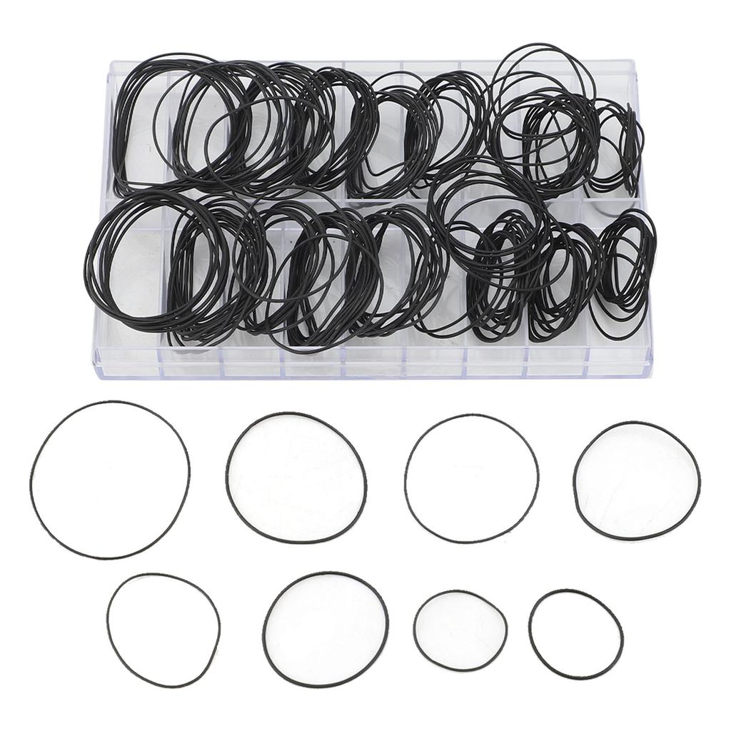 180 ks O-kroužků Těsnění zadního krytu hodinek 18 velikostí Těsnicí kroužek zadního krytu hodinek O-kroužek Gumová podložka pro opravu hodinek