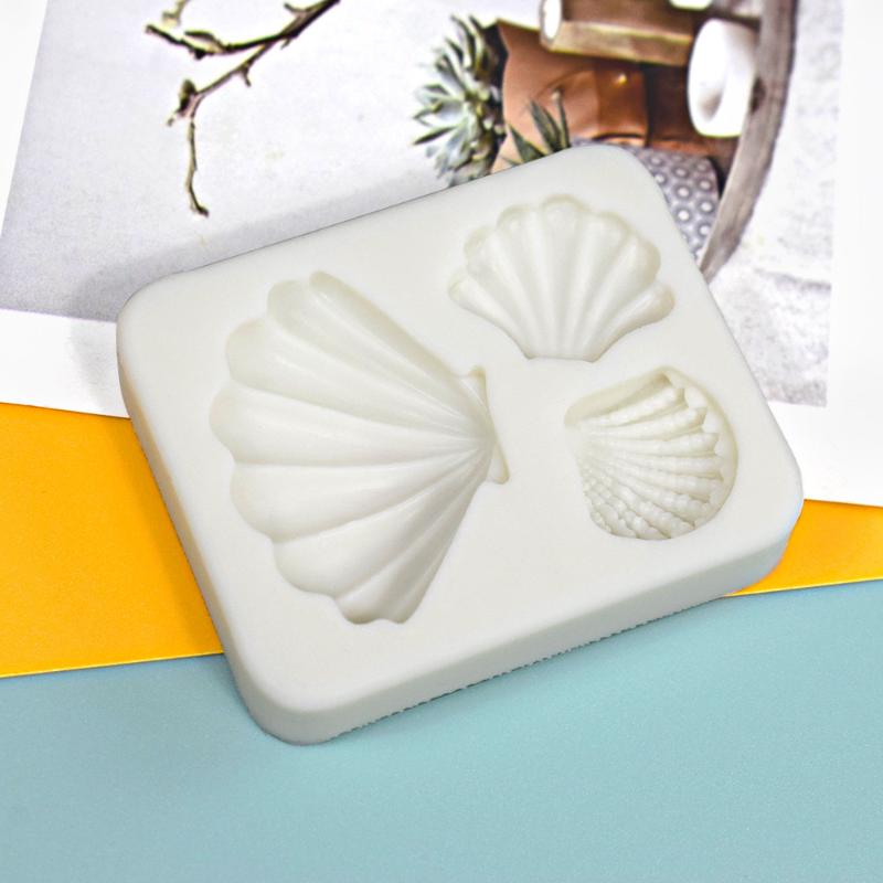 Silikonowa Forma Perłowa Muszla Forma do Pieczenia Cupcake Sugarcraft Narzędzia do Dekorowania Ciast Fondant