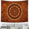 2D Flat, 1pc 1pcs Vintage Oriental Round Tapestry Wall Hanging - Horizontal /Korean Floral Wall Art Decor Suitable for Parties, Photo Booth Backdrop, 