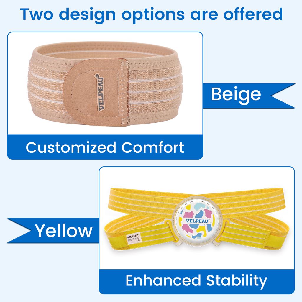 Velpeau Umbilical Hernia Belt Baby For Infant Belly Button Wrap Truss Abdominal Binder With 3 Different Shapes Compression Pads