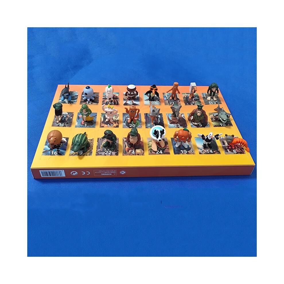 24 Piezas Brainrot Tung Tung Sahur Figuras Muñeco Tralalero Tralala Bombardino Cocodrilo Chimpancini Bananini Modelo Juguete Regalo