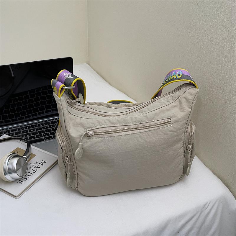 Multi-pocket Messenger Bags for Women Fashion Nylon Shoulder Bag Ladies Large Handbags Female Travel Shopping Tote Purse
