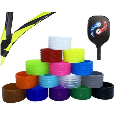 2Pcs Pickleball Paddle Grip Band Elastic Badminton Table Tennis Racket Overgrip Handle Silicone Anti-Slip Ring Tennis Accessory