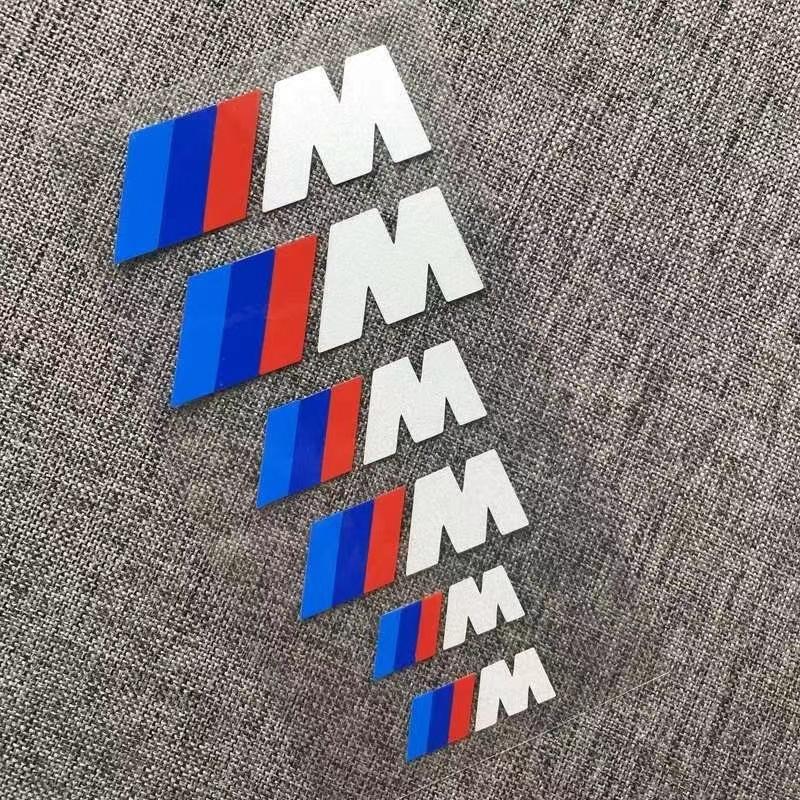 

6pcs Car Caliper Sticker Wheel Hub Decals For BMW M Performance E36 E60 E90 X2 X1 X3 X5 E46 E39 E70 M3 M5 M6 G20 G30 E93 Z3 Z4 M M Calipers sticker белый