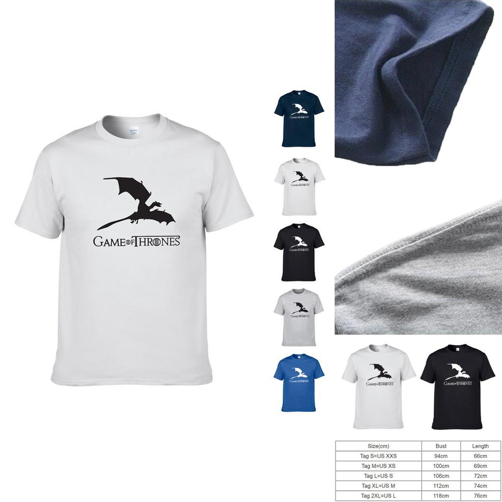 Game Of Thrones Mother Of Dragons Men Adult Short Sleeve T Shirt Soft Cotton Blend