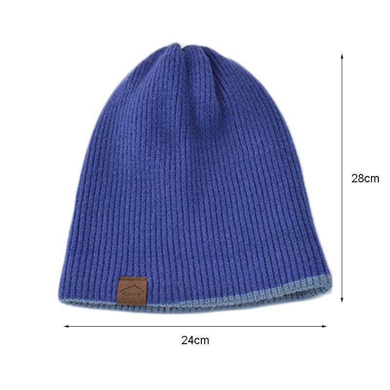 Pălărie de schi tricotată toamnă iarnă, bărbați, călărie caldă, femei, pălărie cu două fețe, pentru cuplu, călărie în aer liber, călărie, pălării, pălării pentru antrenament bicicletă