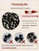 Wild Rosewood Soapberry Prayer Beads in Wine Red Bodhi - Loose Beads from Sapindus Mukorossi (No Three-Way Bead)