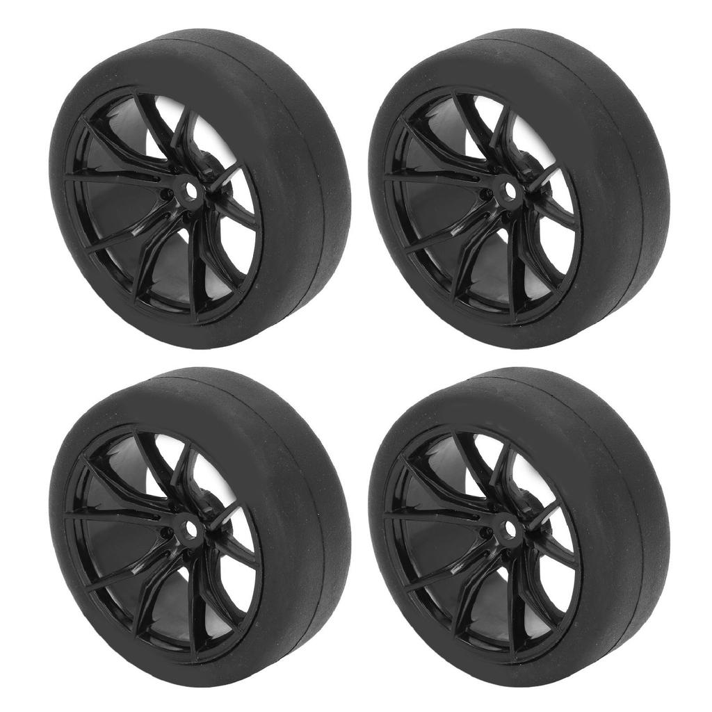 4PCS RC Car Tires Strong Cushioning Universal Fit for TAMIYA TT01 TT02 XV01 XV02 HSP 94123 94122 1 10 Remote Control