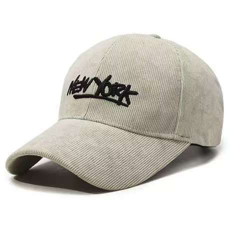 Fashion Hat Fashion Corduroy Women's Winter Versatile Cold-proof Cap Show Face Small Windproof Riding Couple Baseball Cap