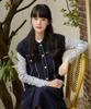 Ennittude Denim-Like Knit Vest [Indigo]