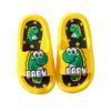 Kids Dinosaur Slides Sandals 10.5 Boys Girls Toddlers Cloud Shower Slippers Cute Cartoon Open Toe Cushioned Outside Slippers Yellow