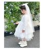 White Tulle Dress for Girls, Ages 2-7 - Spring/Autumn Flower Girl Dress