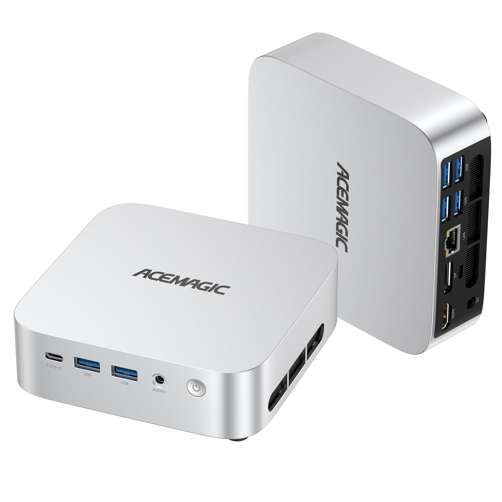 

Міні ПК Ігровий AMD Ryzen 7 8745HS 32 ГБ 1 ТБ SSD До Міні ПК Маленький ПК LAN WiFi 6 Bluetooth Швидке Розсіювання Тепла Тихий Економія Місця Міні ПК ACEMAGIC