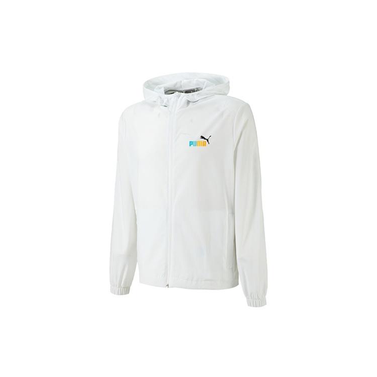 Puma Full Sleeve Printed Hoodie 'White' Men's 678013-02