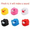 Brief Duck Kids Children interactive toys Cute Mini Squeeze toys Baby Flexible Vinyl Bath Toy Multicolour