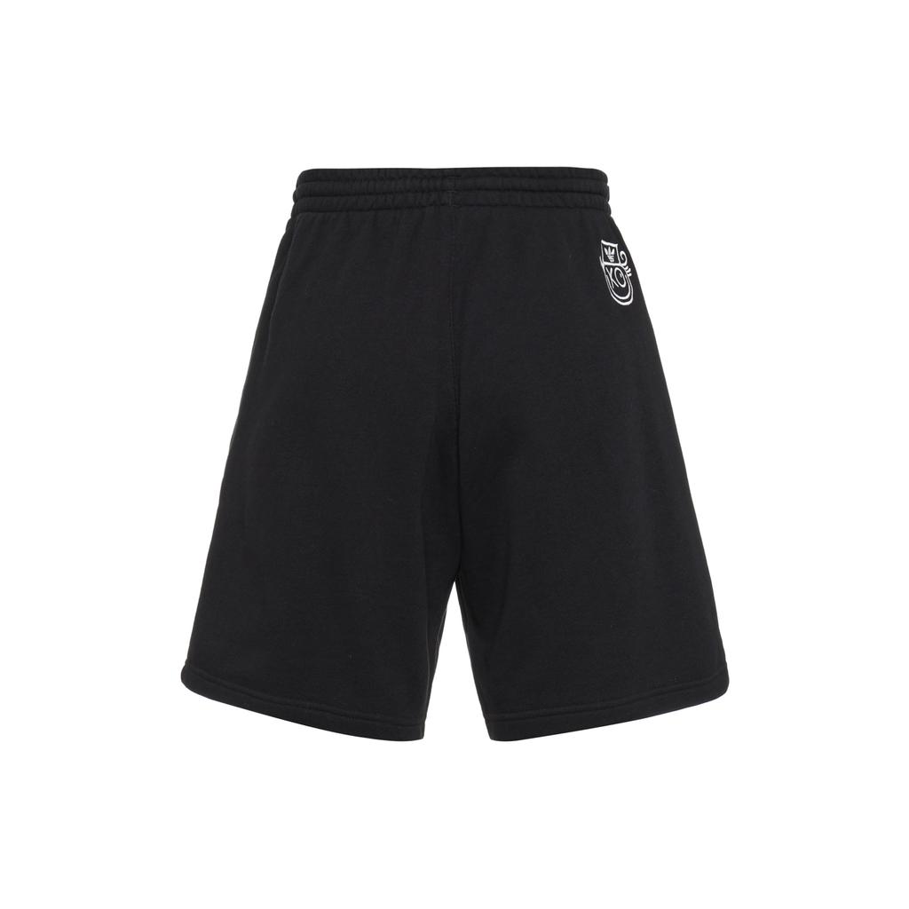 Adidas Originals Trefoil Cartoon Print Straight Shorts Men Shorts Black HR7111