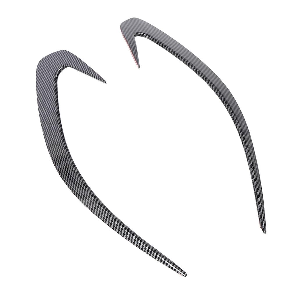 Rear Bumper Spoiler Air Vent Cover Sporty Style Exterior ABS Rear Side Splitter Air Vent Frame Trim Replacement Fo