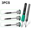 3Pcs 5V Battery USB Soldering Iron Tips Plus Rework Tools, Soldering Essentials