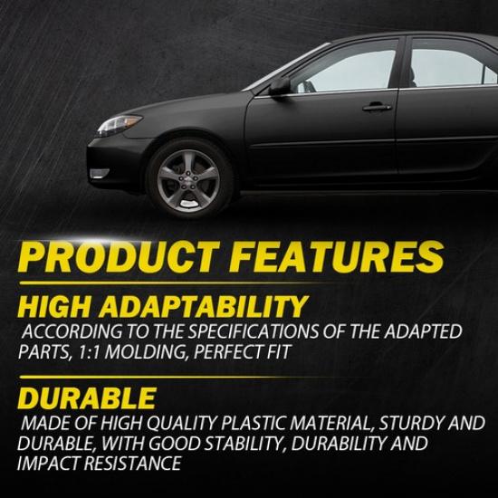 Interior Door Handle Set For 2002-2006 Toyota Camry Gray Chrome Right Front/Rear