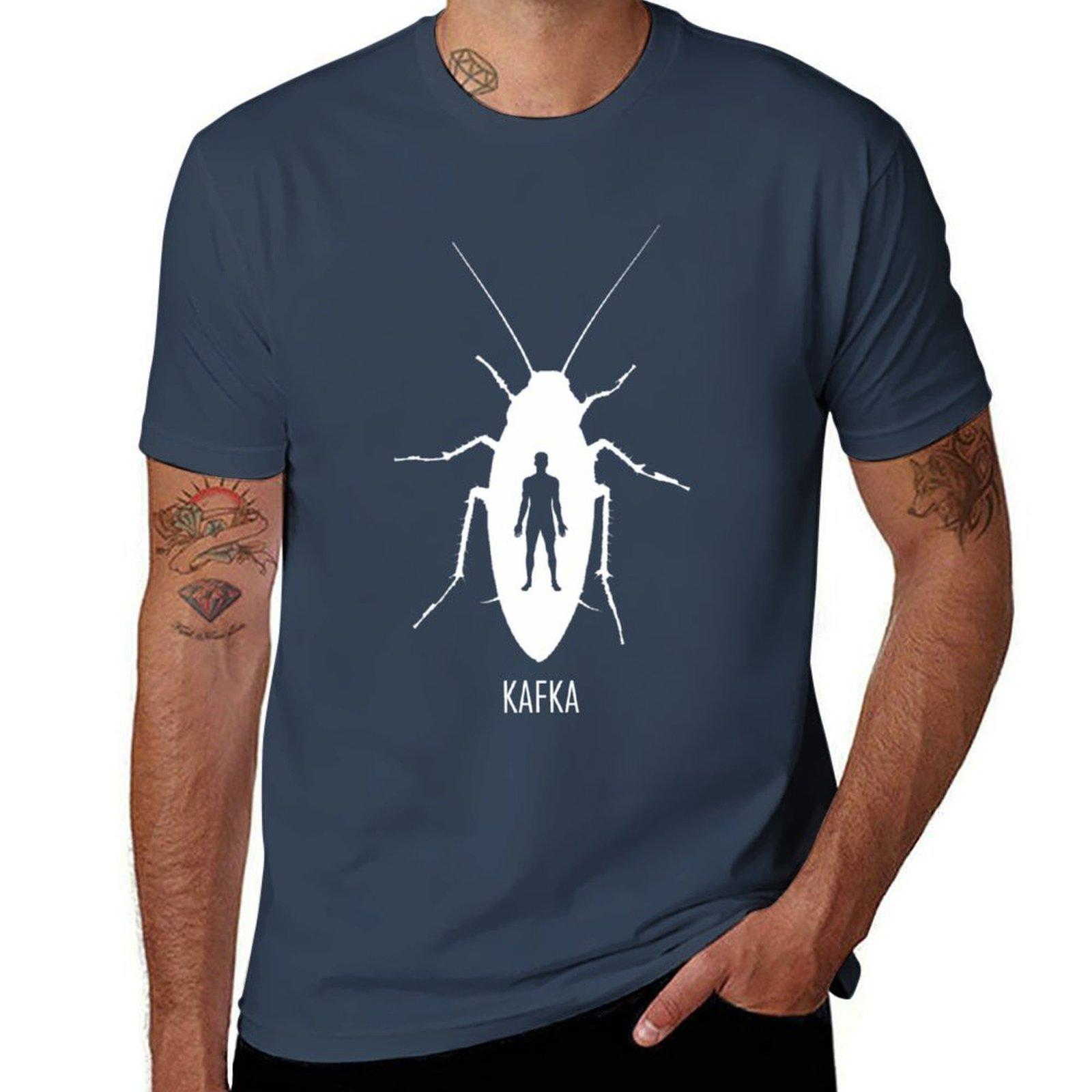 Franz Kafka Metamorphosis T Tshirt Simple Line Art Print Tee S