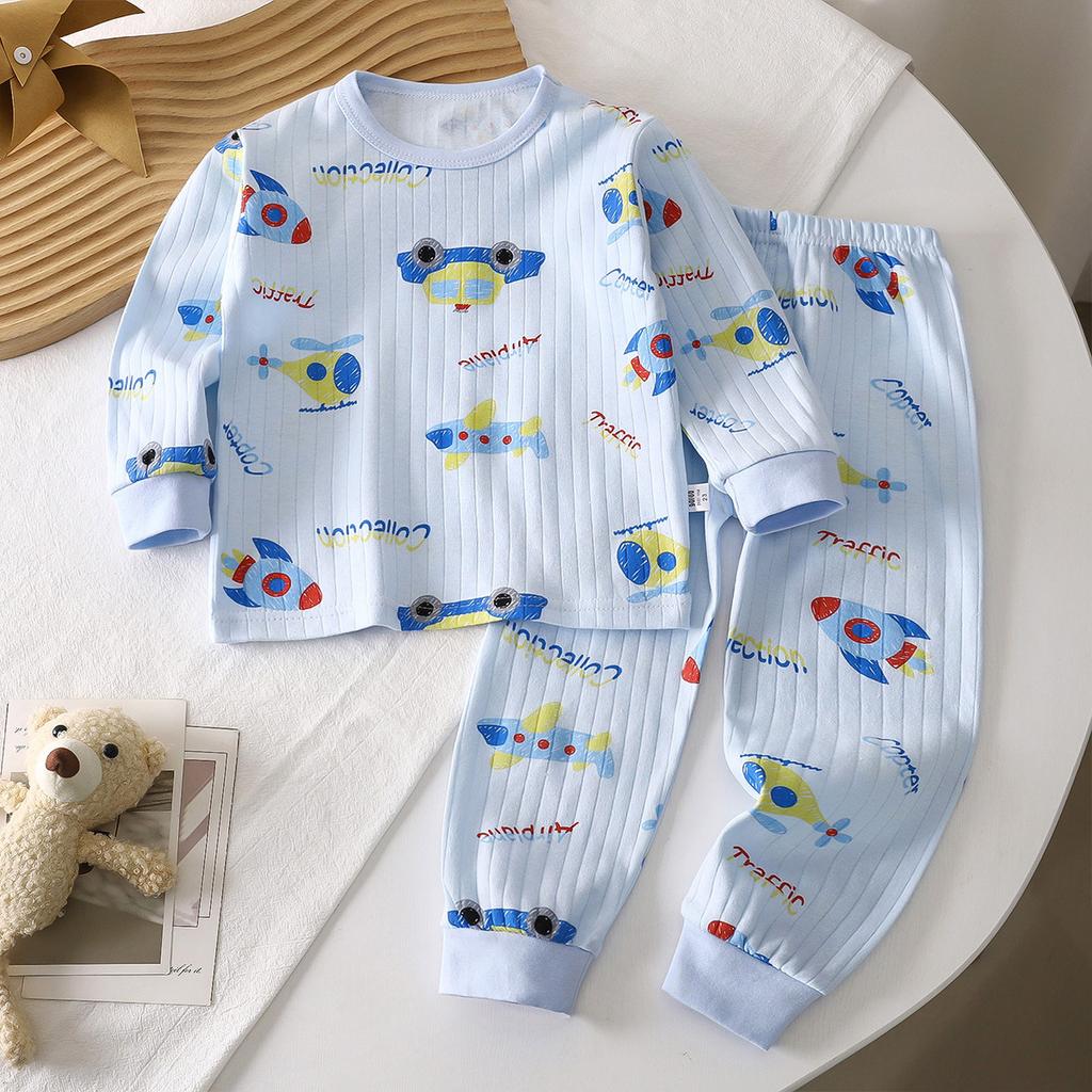 Kinder Unterwäsche Sets, Reine Baumwolle Herbst Neuer Stil Baby Jungen Hauskleidung, Mädchen Pyjamas, Lange Unterhosen und Lange Unterhosen Kinderkleidung