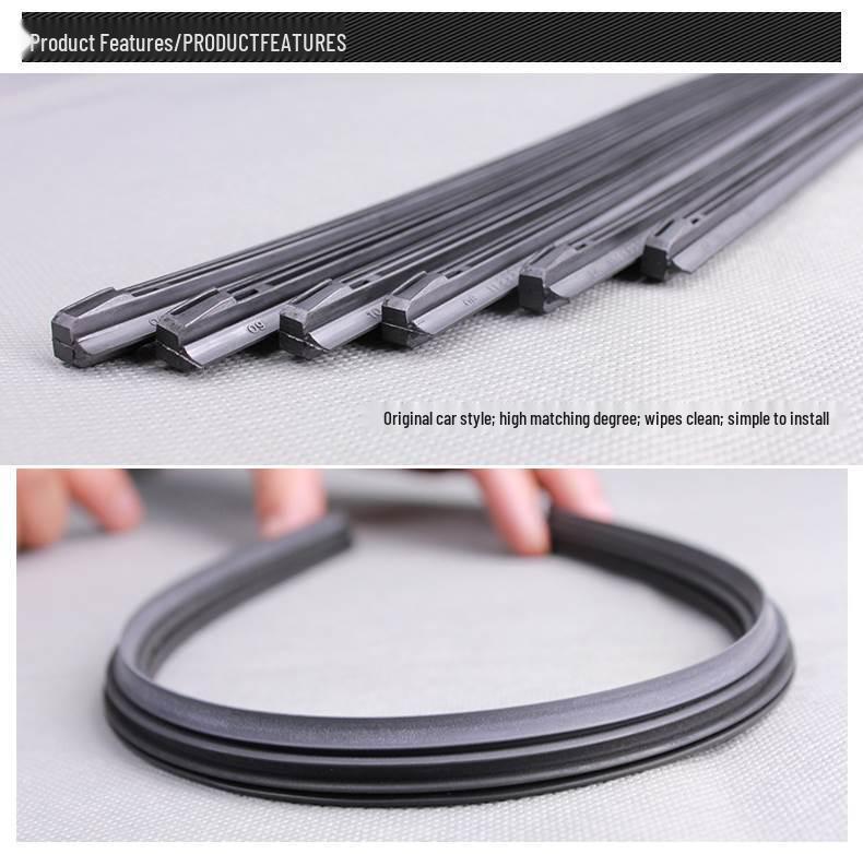 European Standard Wiper Rubber Strip for Volkswagen, Honda, Nissan, Toyota, Buick, Kia, Chevrolet, Geely, and Changan