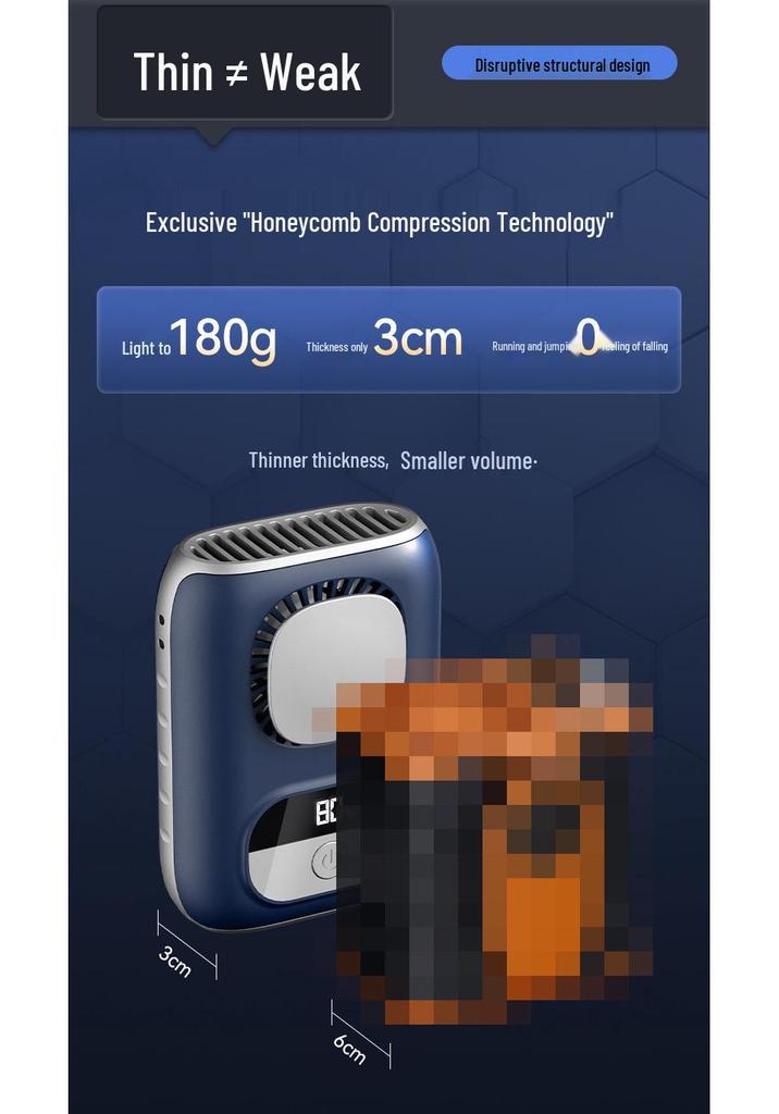 Portable Waist Clip-On Fan: Summer Cooling Solution for High-Temperature Workplaces, Kitchens, and Outdoor Activities